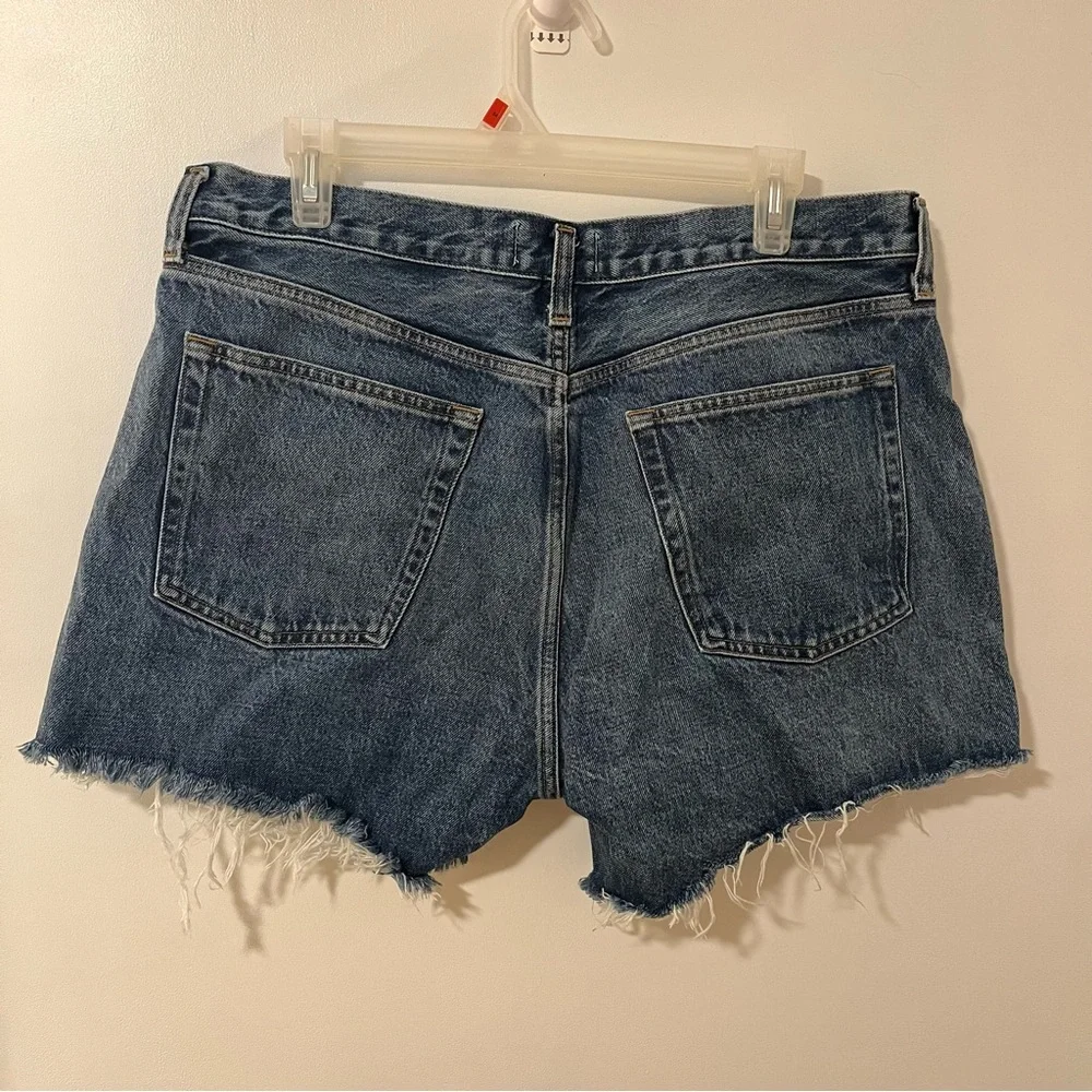 AGOLDE Parker Long Denim Shorts